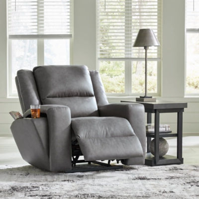 Rent-To-Own Benchcraft Brixworth Recliner-Slate | Rent-A-Center