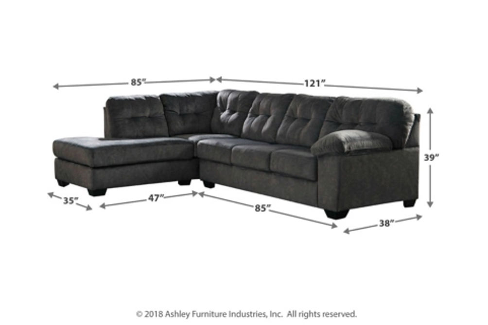 Signature Design by Ashley Accrington 2-Piece Sectional with Recliner