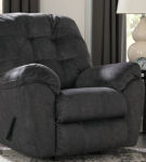 Signature Design by Ashley Accrington Sofa with Recliner-Granite