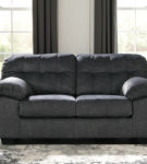 Signature Design by Ashley Accrington Loveseat and Recliner-Granite