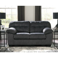 Signature Design by Ashley Accrington Loveseat and Recliner-Granite