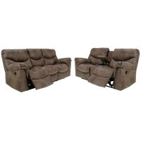 Alzena Reclining Sofa and Loveseat