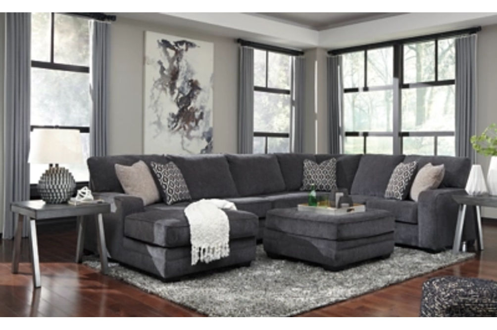 Benchcraft Tracling 3-Piece Sectional with Chaise-Slate