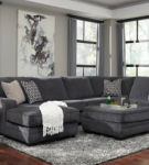 Benchcraft Tracling 3-Piece Sectional with Chaise-Slate