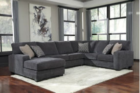 Benchcraft Tracling 3-Piece Sectional with Chaise-Slate