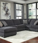 Benchcraft Tracling 3-Piece Sectional with Chaise-Slate