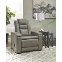 Signature Design by Ashley Boerna Power Recliner-Gray