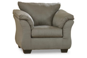 Signature Design by Ashley Darcy Sofa, Chair and Ottoman-Cobblestone