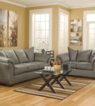 Signature Design by Ashley Darcy Sofa and Loveseat-Cobblestone