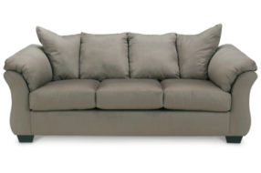 Signature Design by Ashley Darcy Sofa, Chair and Ottoman-Cobblestone