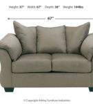 Signature Design by Ashley Darcy Full Sofa Sleeper and Loveseat-Cobblestone