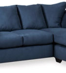 Signature Design by Ashley Darcy Sofa Chaise and Loveseat-Blue