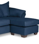 Signature Design by Ashley Darcy Sofa Chaise with Chair-Blue