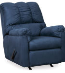 Signature Design by Ashley Darcy Sofa Chaise and Recliner-Blue