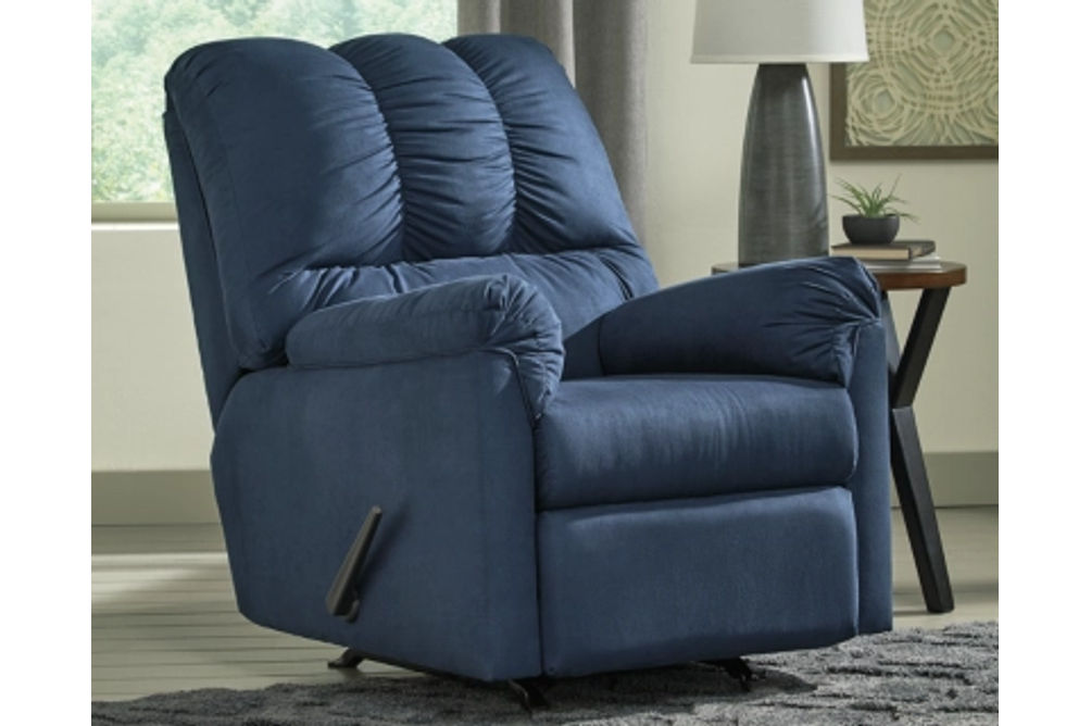 Signature Design by Ashley Darcy Sofa and Recliner-Blue