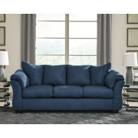 Signature Design by Ashley Darcy Sofa and Recliner-Blue