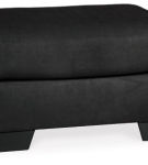 Signature Design by Ashley Darcy Chair and Ottoman-Black