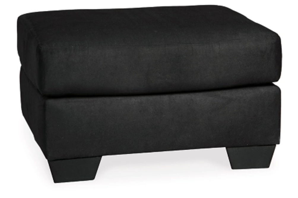 Signature Design by Ashley Darcy Sofa, Loveseat, Chair and Ottoman-Black