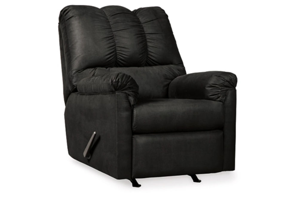 Signature Design by Ashley Darcy Sofa, Loveseat and Recliner-Black