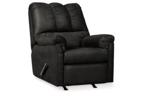 Signature Design by Ashley Darcy Sofa, Loveseat and Recliner-Black