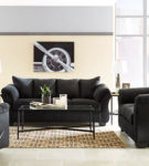 Signature Design by Ashley Darcy Sofa, Loveseat and Recliner-Black