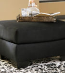 Signature Design by Ashley Darcy Loveseat and Ottoman-Black