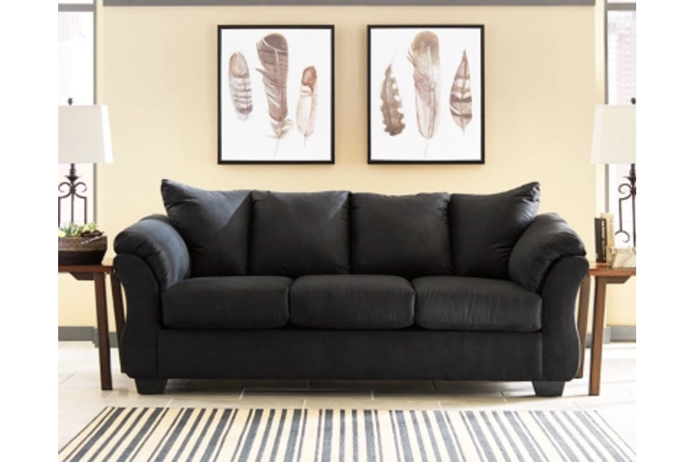 Signature Design by Ashley Darcy Sofa and Recliner-Black