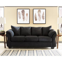 Signature Design by Ashley Darcy Sofa and Recliner-Black