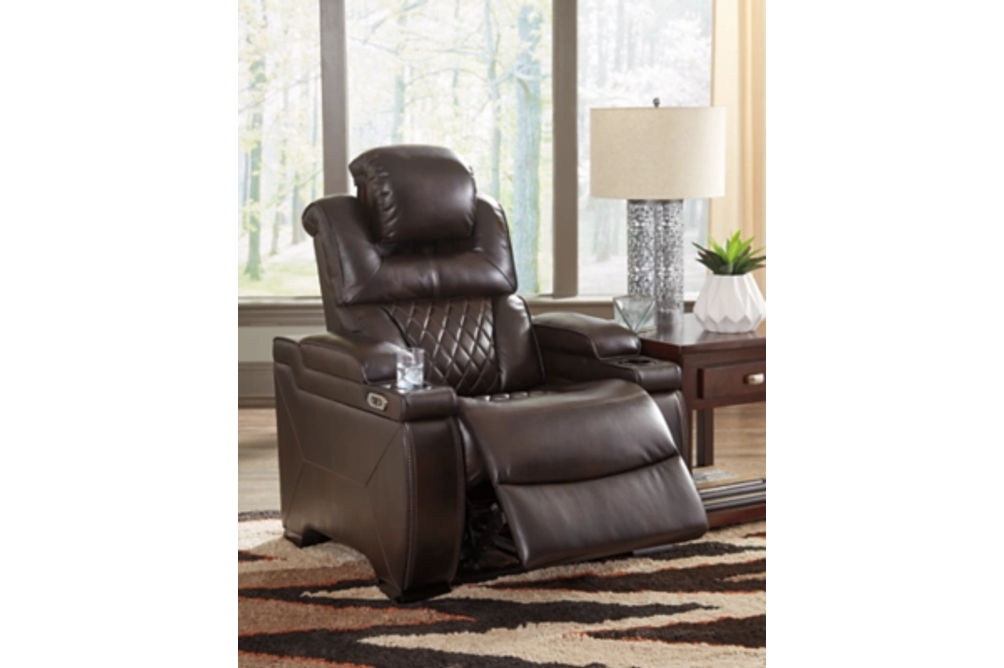 Signature Design by Ashley Warnerton Power Recliner-Chocolate