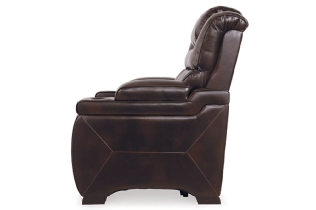 Signature Design by Ashley Warnerton Power Recliner-Chocolate