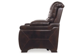 Signature Design by Ashley Warnerton Power Recliner-Chocolate