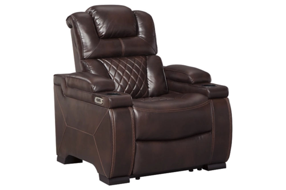 Signature Design by Ashley Warnerton Power Recliner-Chocolate