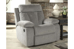 Signature Design by Ashley Mitchiner Reclining Loveseat and Recliner-Fog