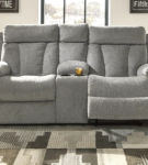 Signature Design by Ashley Mitchiner Reclining Loveseat and Recliner-Fog