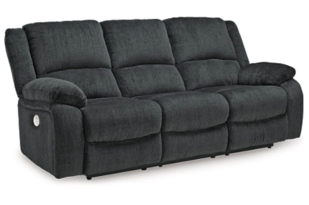 Signature Design by Ashley Draycoll Power Reclining Sofa and Loveseat-Slate