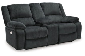 Signature Design by Ashley Draycoll Power Reclining Sofa and Loveseat-Slate