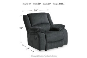 Signature Design by Ashley Draycoll Reclining Sofa and Recliner-Slate