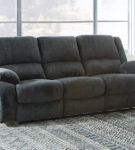 Signature Design by Ashley Draycoll Power Reclining Sofa and Loveseat-Slate