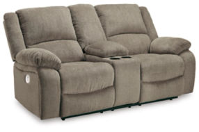 Signature Design by Ashley Draycoll Reclining Sofa and Power Reclining Loveseat