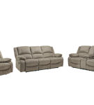 Signature Design by Ashley Draycoll Reclining Sofa, Loveseat and Recliner