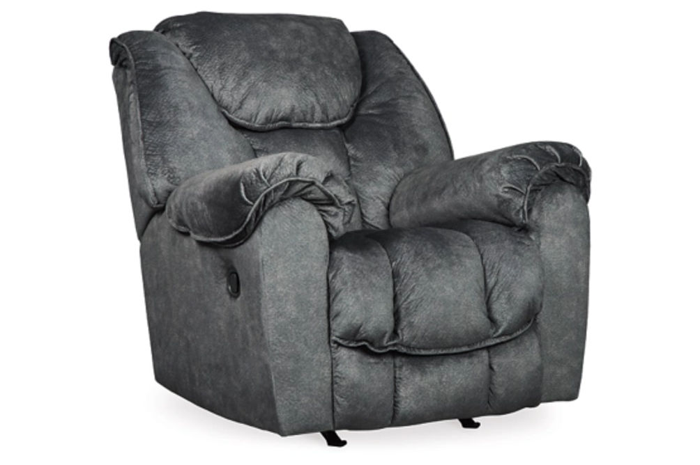 Signature Design by Ashley Capehorn Reclining Loveseat and 2 Recliners-Granite