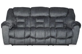 Signature Design by Ashley Capehorn Reclining Sofa and Loveseat-Granite