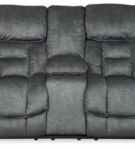 Signature Design by Ashley Capehorn Reclining Sofa and Loveseat-Granite