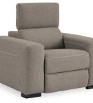 Signature Design by Ashley Mabton Power Recliner-Gray