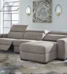 Signature Design by Ashley Mabton 3-Piece Power Reclining Sectional-Gray