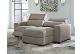 Signature Design by Ashley Mabton 2-Piece Power Reclining Sectional with Chaise