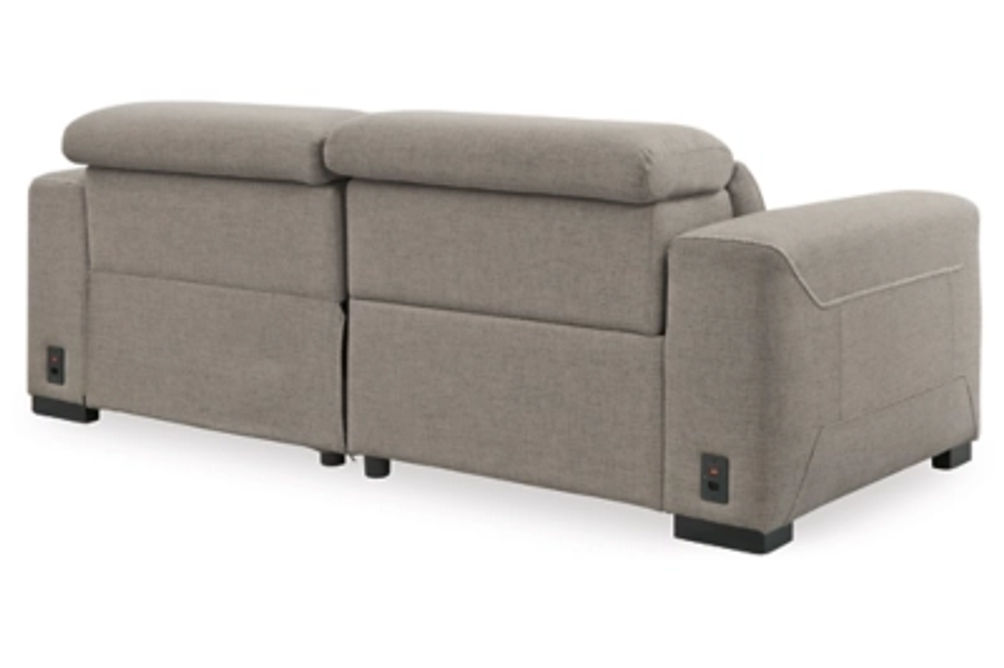 Signature Design by Ashley Mabton 2-Piece Power Reclining Sectional with Chaise