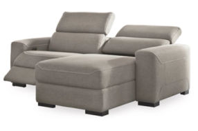 Signature Design by Ashley Mabton 2-Piece Power Reclining Sectional with Chaise