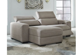 Signature Design by Ashley Mabton 2-Piece Power Reclining Sectional with Chaise