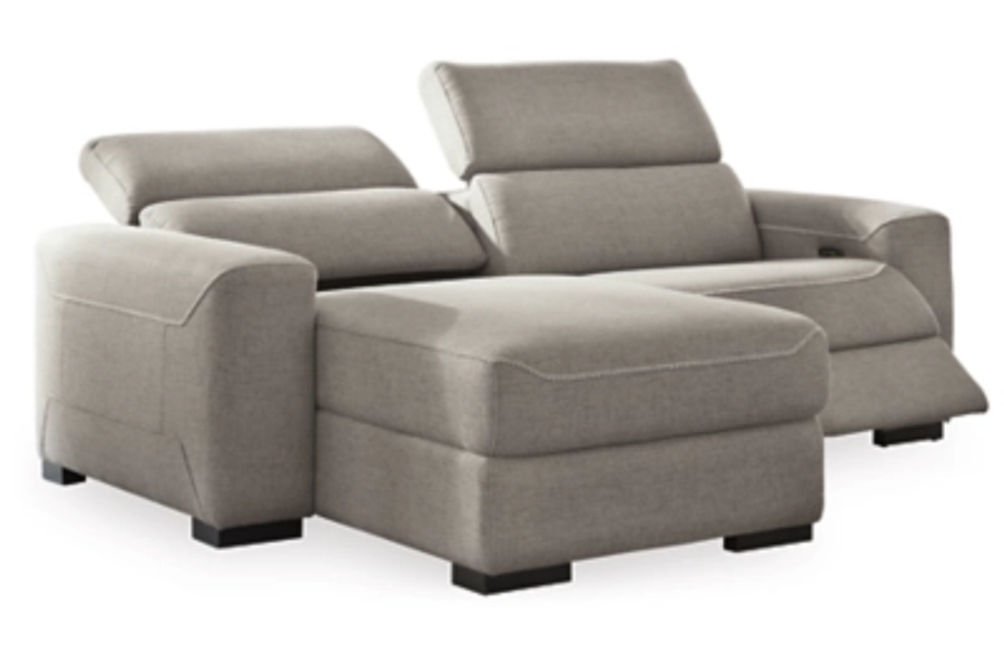 Signature Design by Ashley Mabton 2-Piece Power Reclining Sectional with Chaise